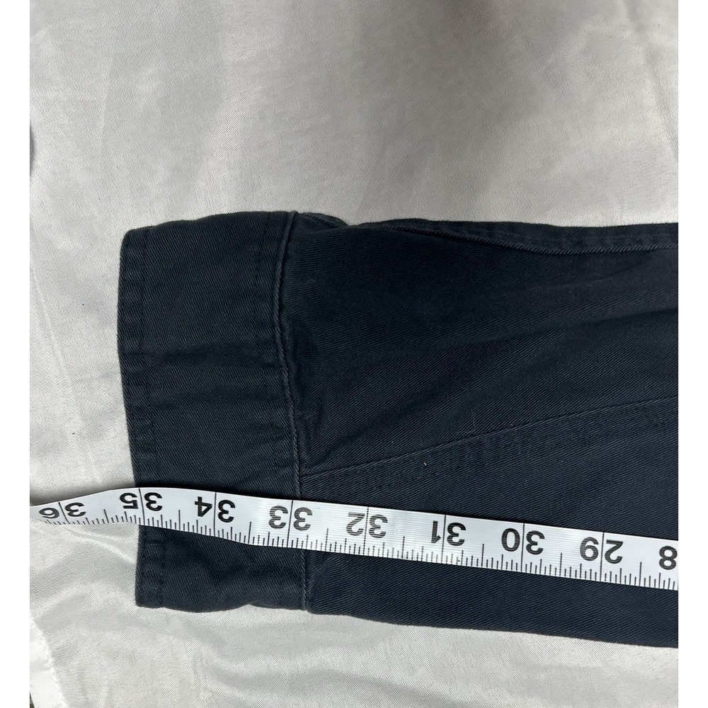 Wrangler Riggs Workwear Heavy Work Shirt Long Sleeve Navy Blue Gorpcore Mens 3XT - Picture 14 of 14